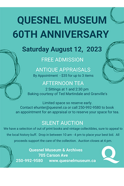 poster advertising events for 60th anniversary sept 12