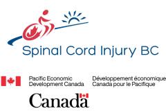 logos of Spinal Cord injury BC & Pacific Economic Development Canada